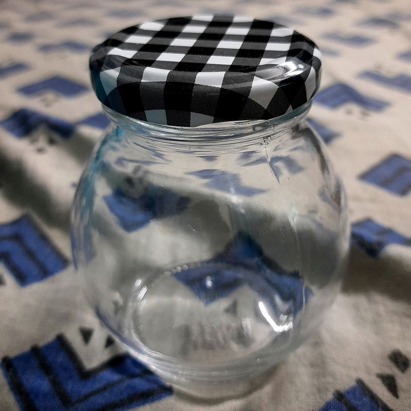 4pc Glass Jars 200ml Small Size