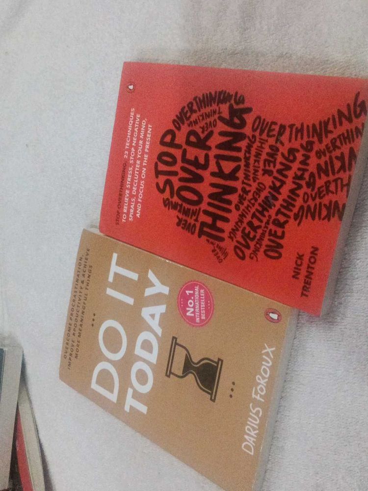 Stop Overthinking &amp; Do It Today Books