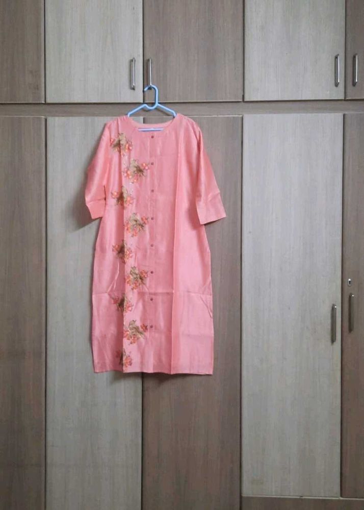 Floral Print Kurti Dress free delivery