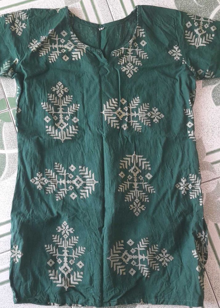 green short Kurta