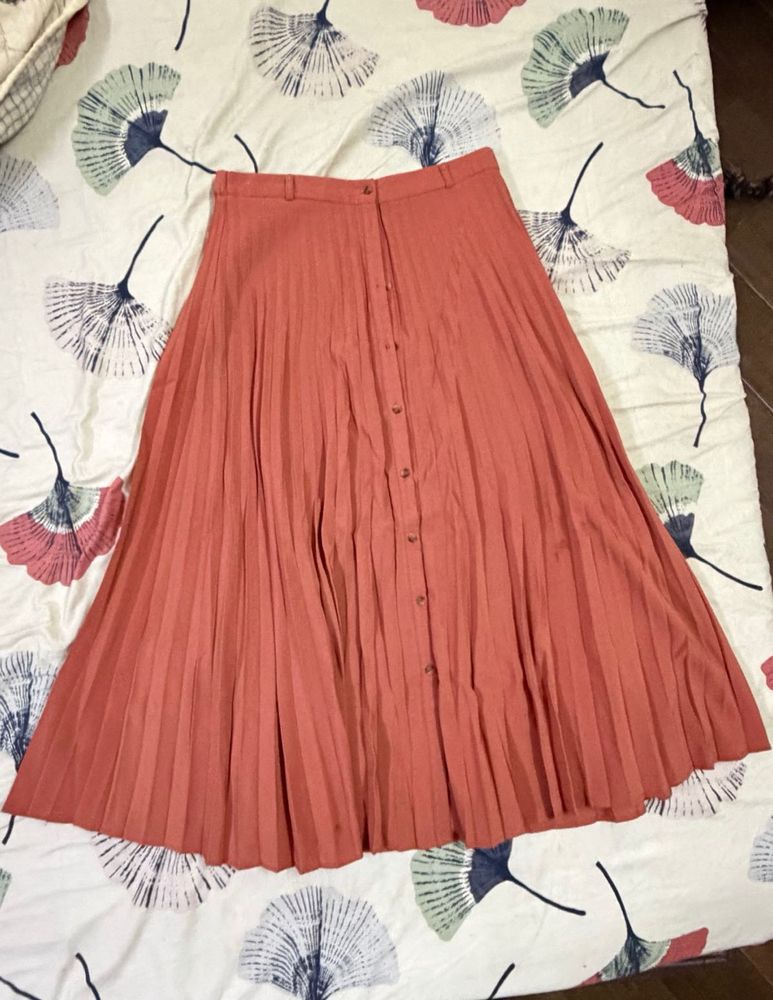 !clearance! pleated midi skirt