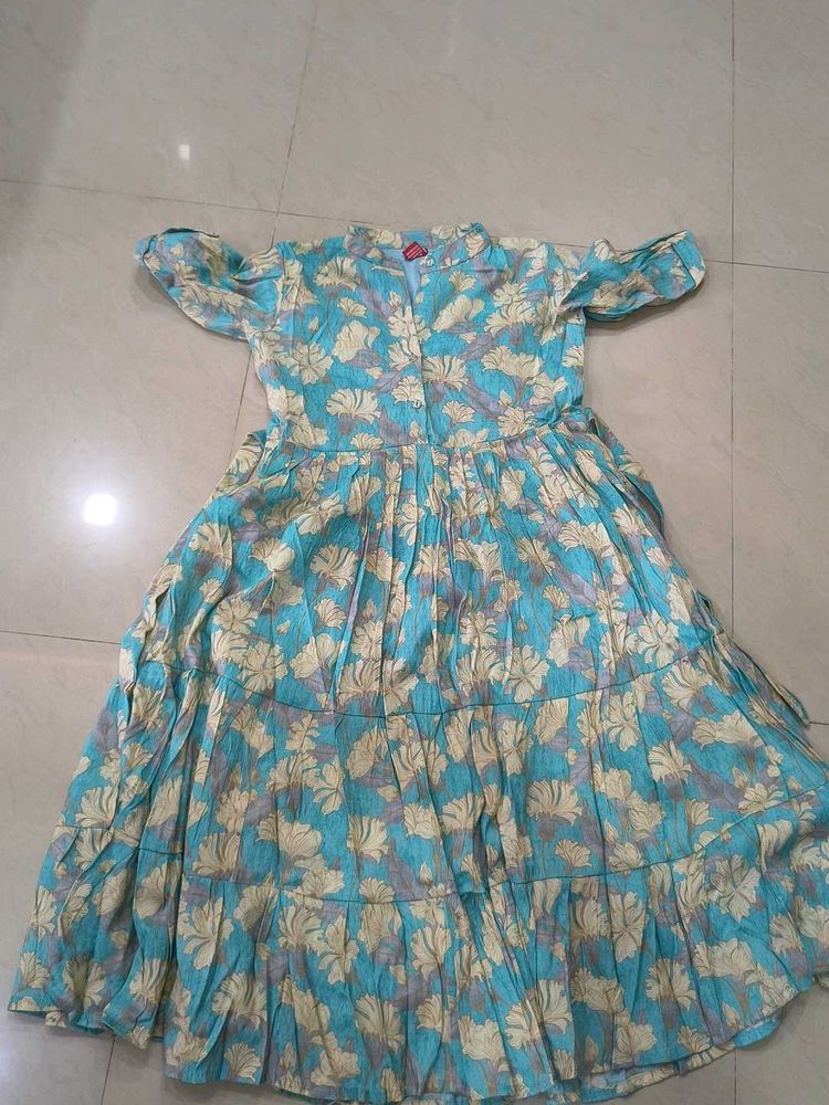 Bohemian Tiered Floral Print Maxi Dress