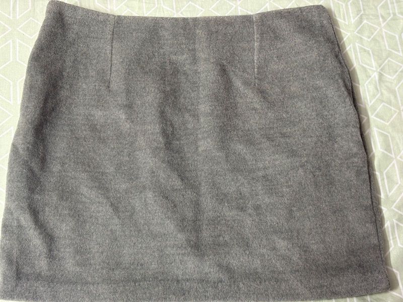 Grey Mini Skirt
