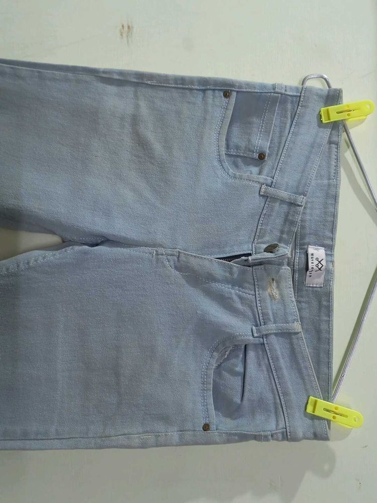 Light Wash Slim Fit Jeans