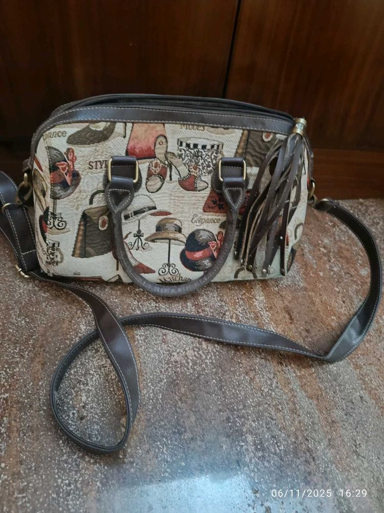 europe Vintage Style Handbag with sling