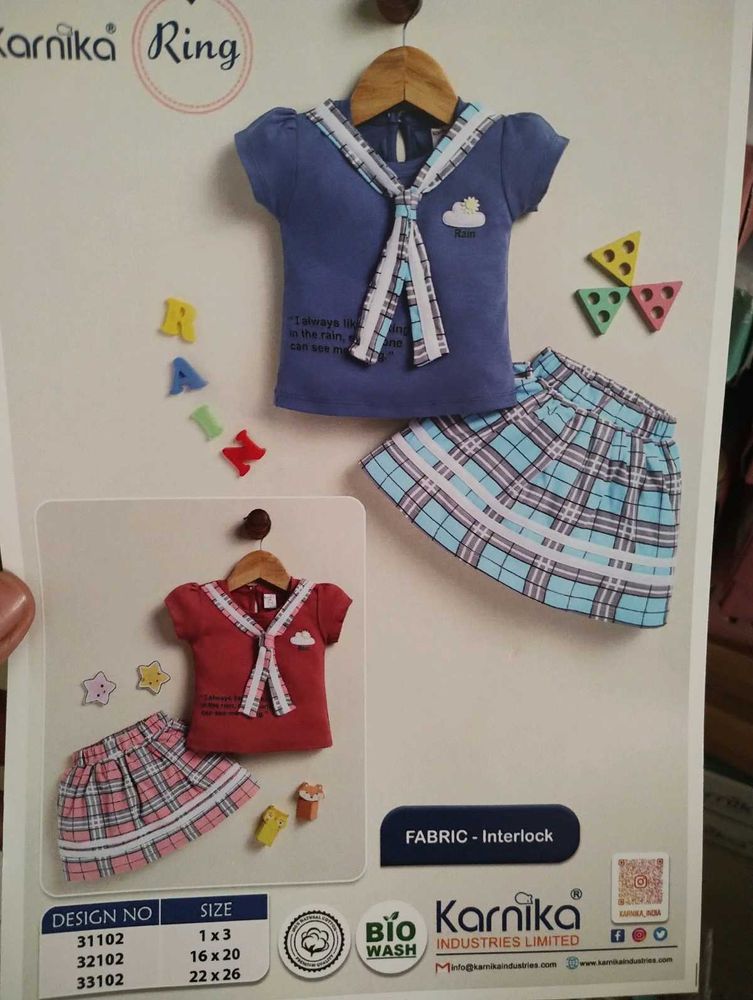 Karnika Baby Girls Top &amp; Skirt Set