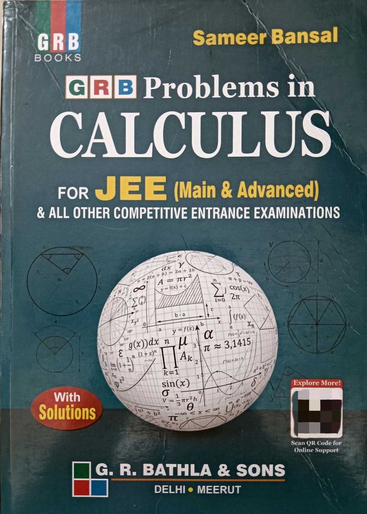 Sameer Bansal CALCULUS FOR JEE Main &amp; Advanced