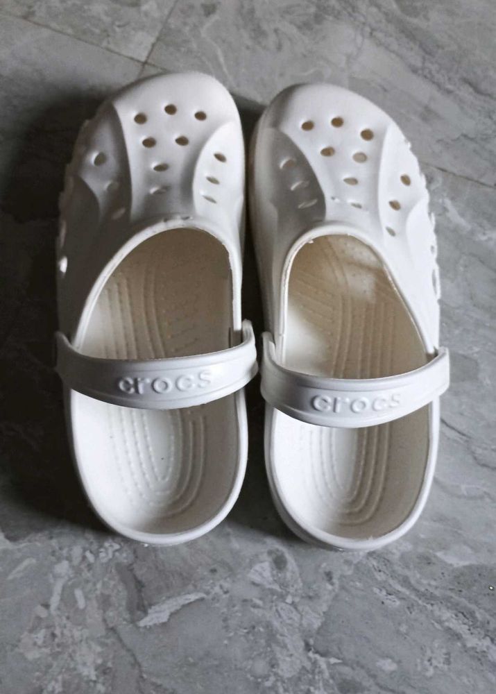 White Crocs Clogs