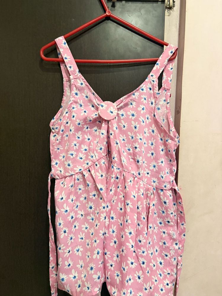 peplum Pink Floral Print top