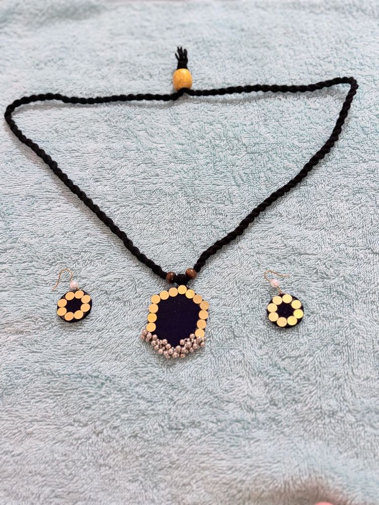 Handmade Necklace and Earring Set