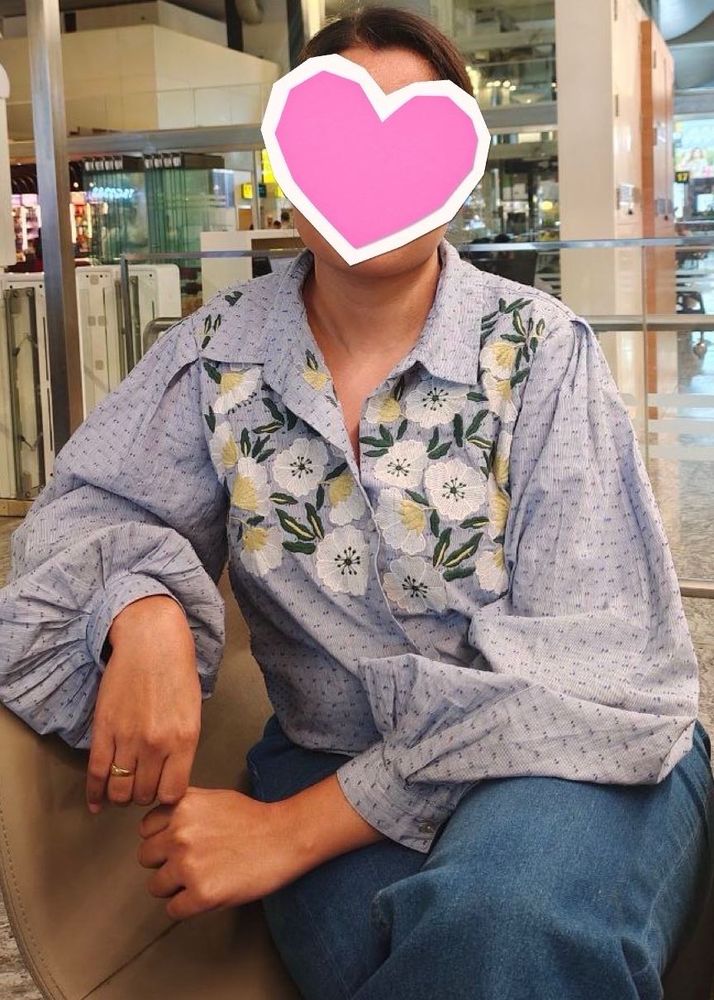 Floral Embroidered Blouse