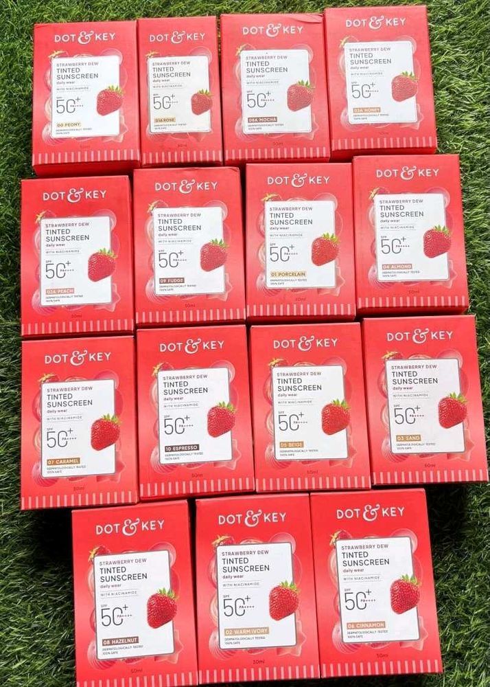 Dot and key tinted sunscreen