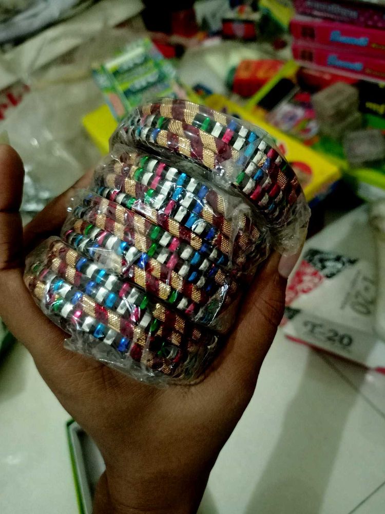 Colorful Handmade Bangle Set