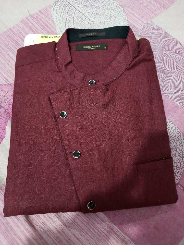 Maroon Highlander Shirt