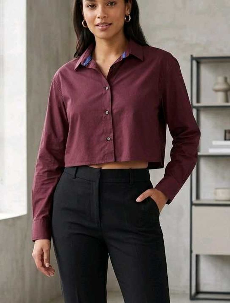 Maroon shirt