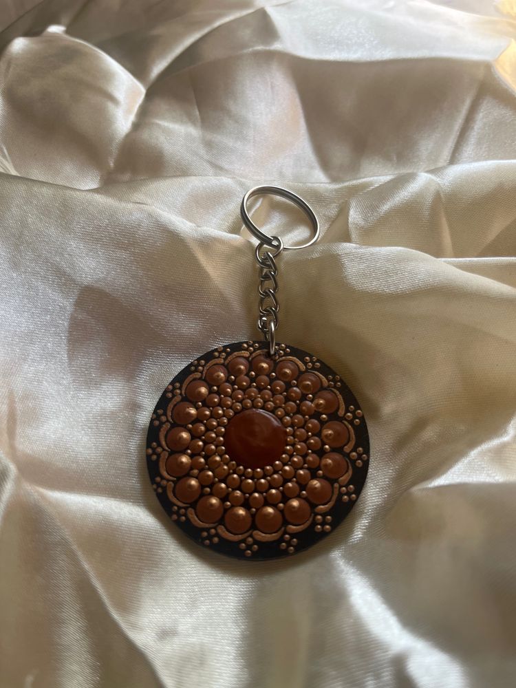 Dot Mandala Keychain