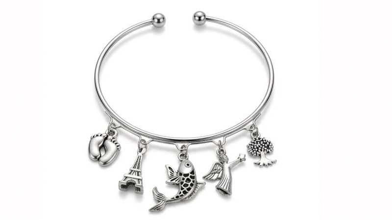 🎁 BUY 1, GET 1 FREE ~ Charm Bangle Bracelet