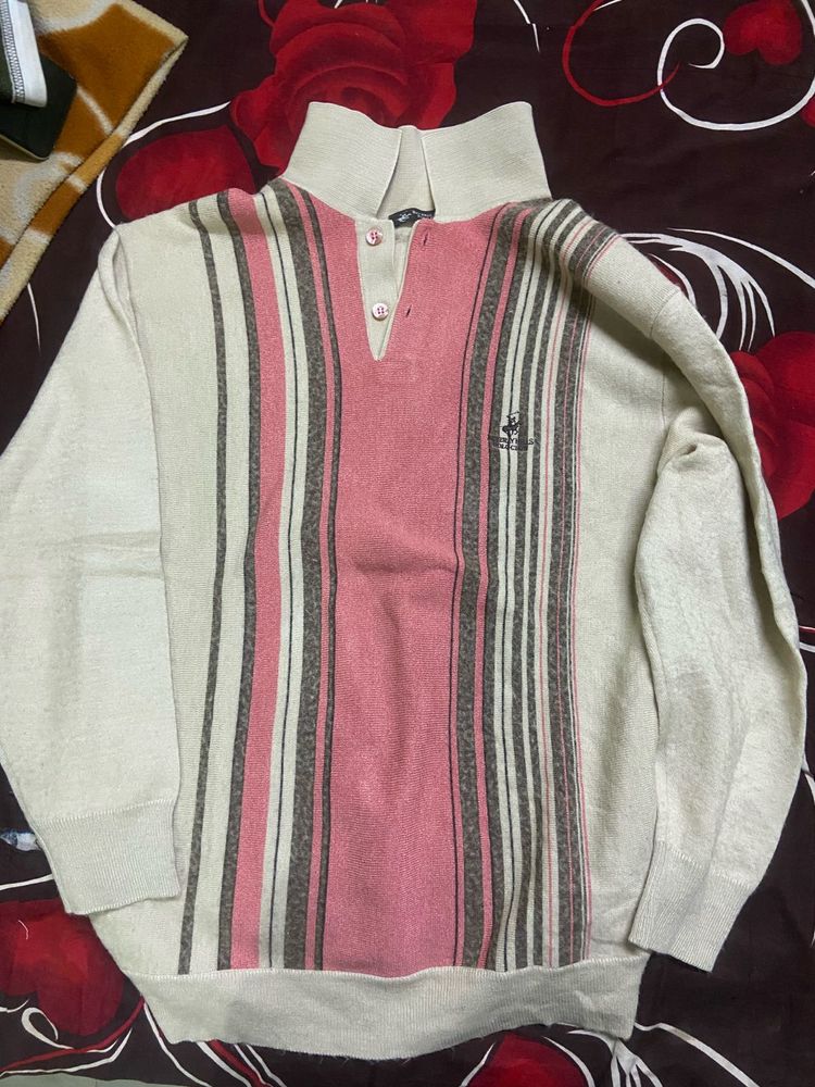 POLO CLUB Striped Knit Sweater