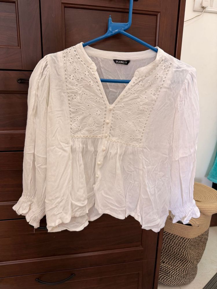 white top