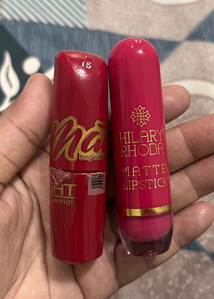 COMBO OFFER🎉🎉2 Matte Lipsticks - Red &amp; Pink