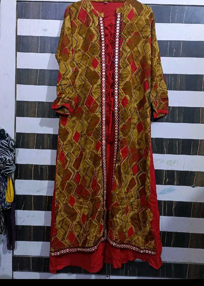 Jacket Style Long Dress (New Without Tag)