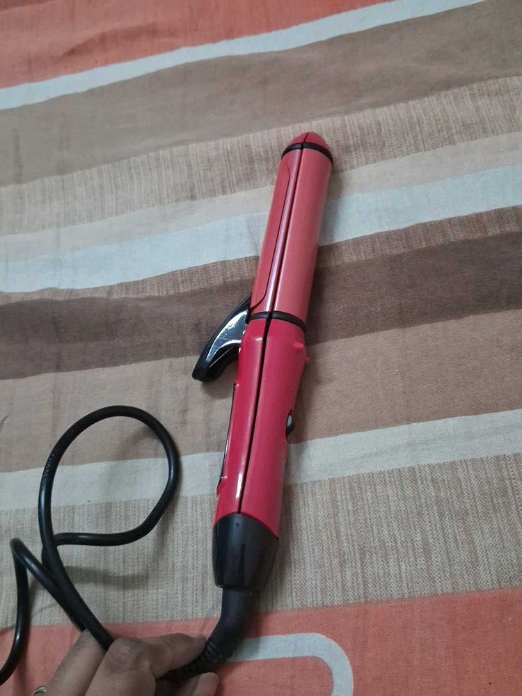 Pink Hair Curling Iron