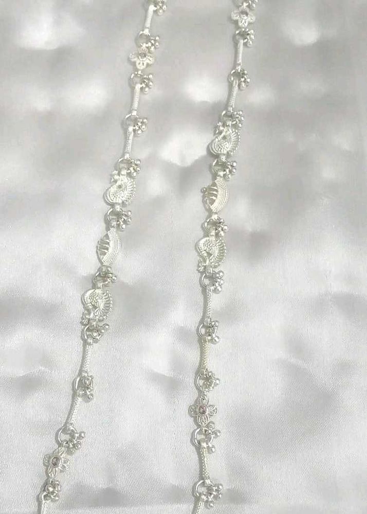 🌺925 Elegant Silver Anklets
