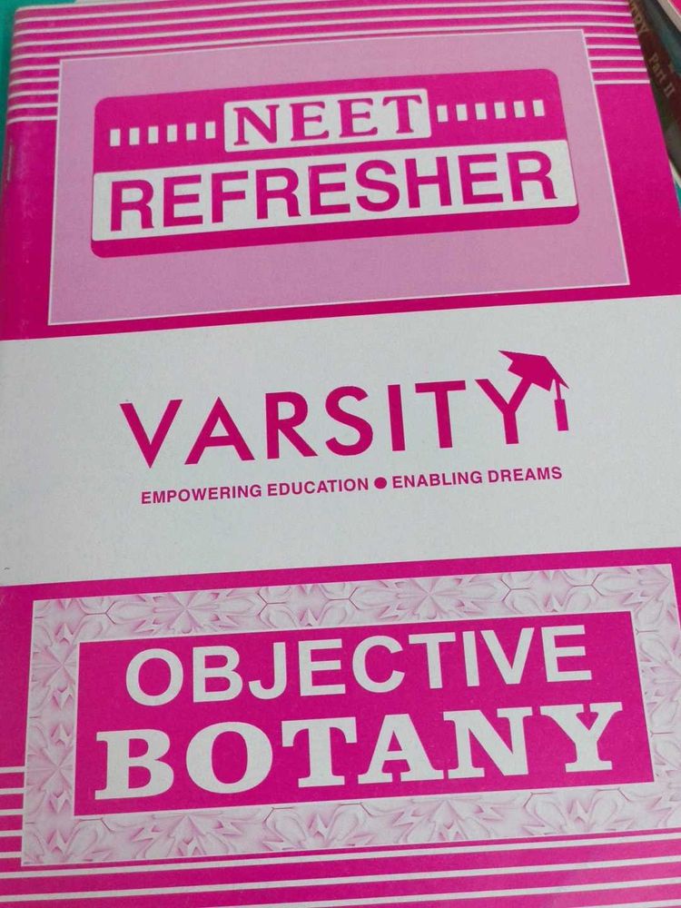 Neet Refresher, objective botany