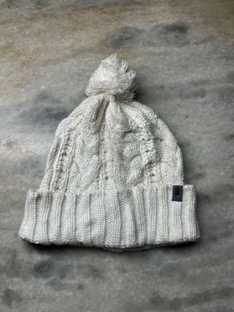 north face Cozy Knit Beanie with Pom