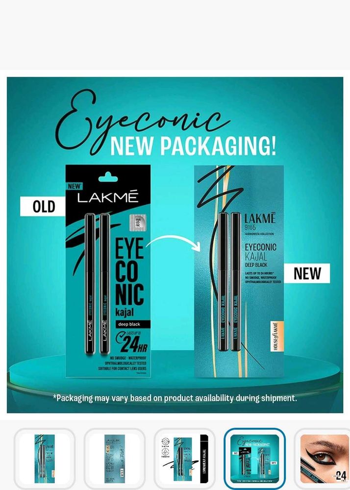 Lakme Eyeconic Kajal Deep Black