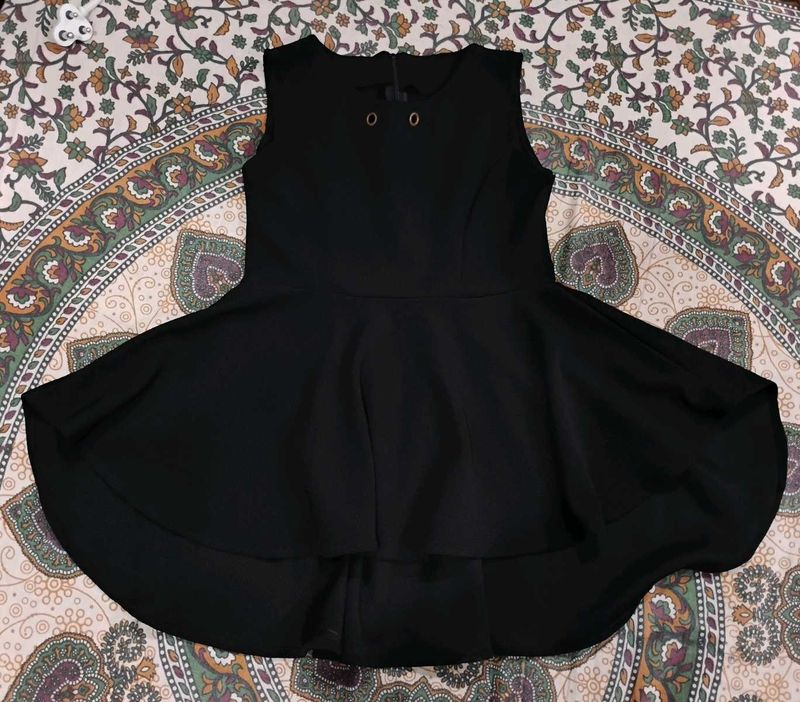 Stylish Black Peplum Top