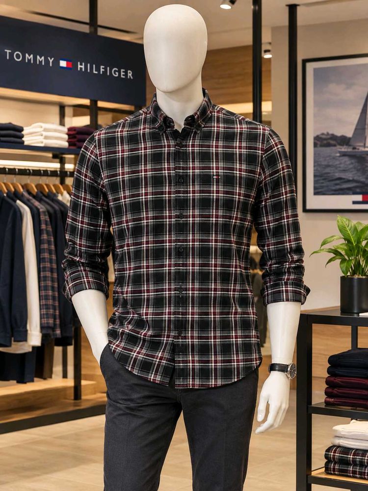 Tommy Hilfiger Plaid Button-Down Shirt