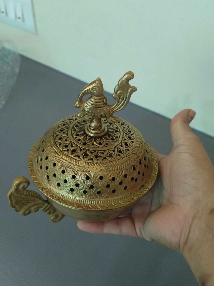 Antique Brass Incense Burner