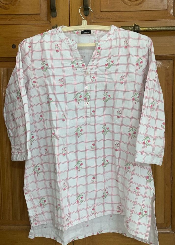 white short kurti