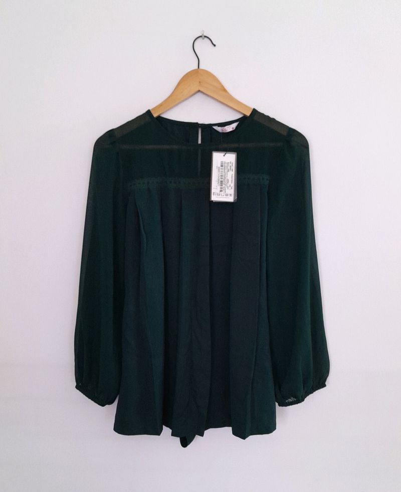 Dark Green Top (Women's)