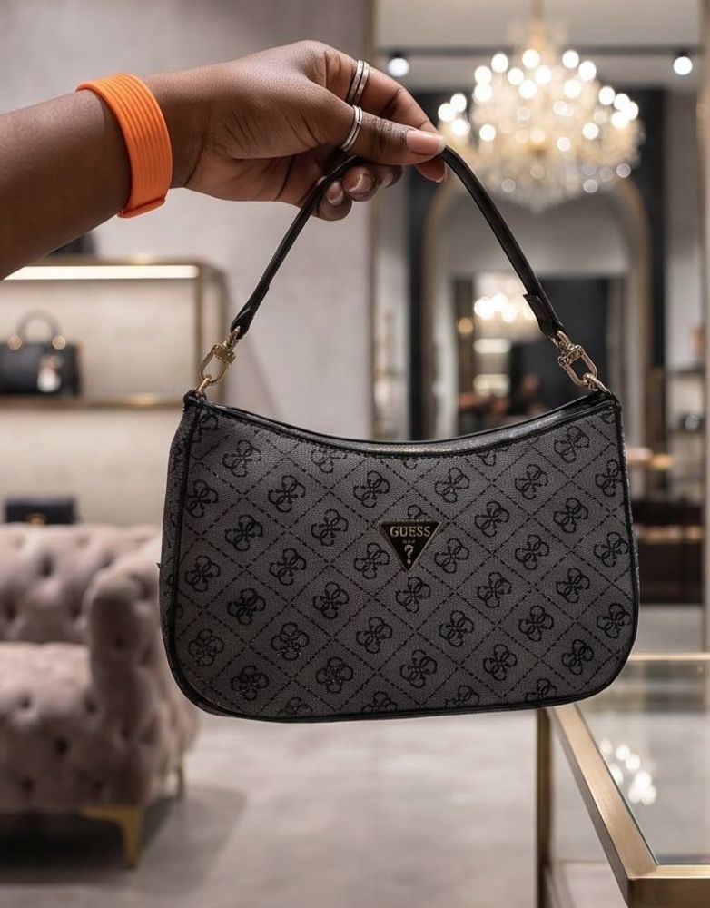 Guess Monogram Shoulder Bag