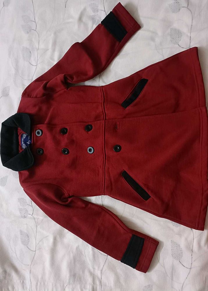 Kids Coat with Insert Pockets | 5-6 Yrs