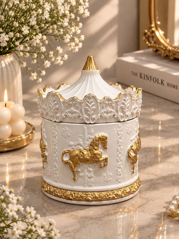 vintage horse carousel Box