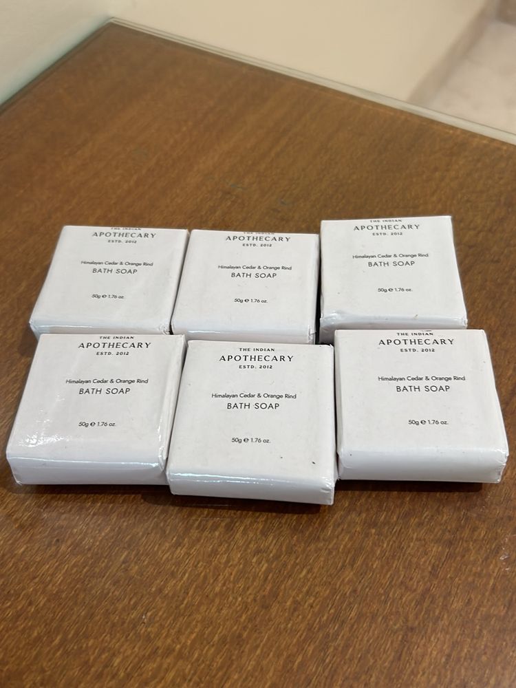 6 Apothecary Bath Soaps Travel Freindly