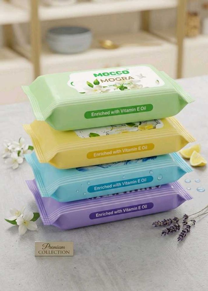 (pack of 2) MOCCO MOGRA Wet Wipes