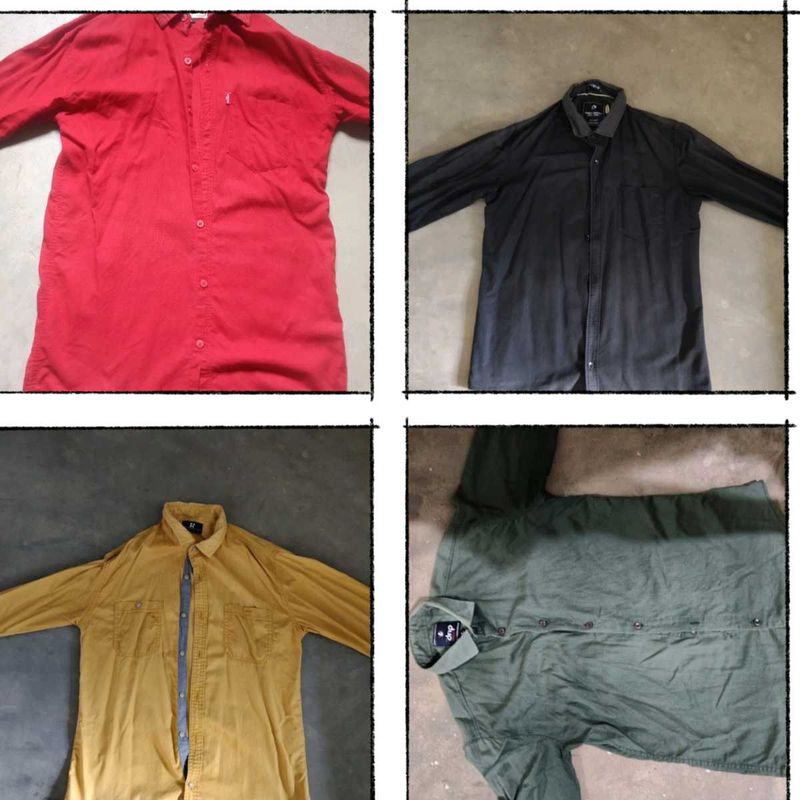 Combo of 4 Men's Shirt