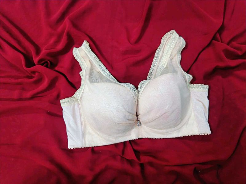 🇳🇿💫🎀Elegant Lace Trim Bra - Soft &amp; Comfortable