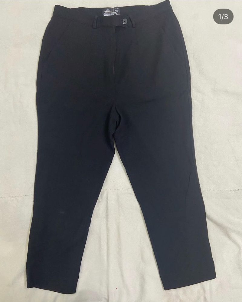 Classic Black Cropped Pants