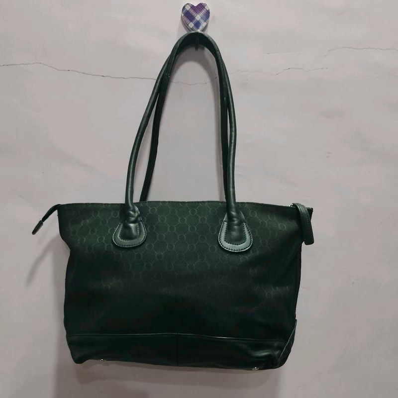 Classic Black Shoulder Bag