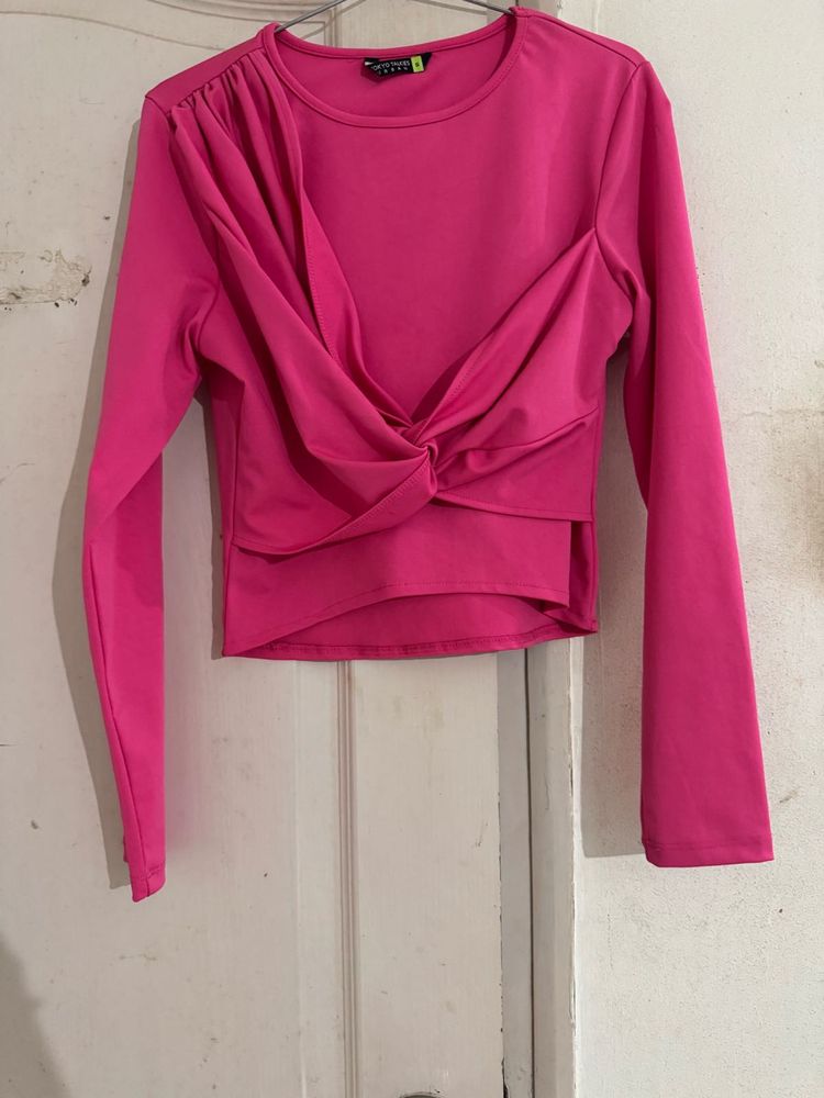 Pink Knotted Top
