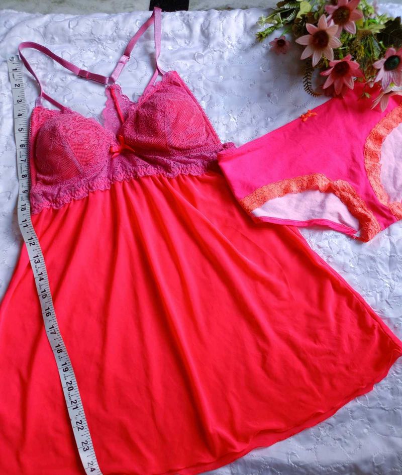 Pink Lingerie Set
