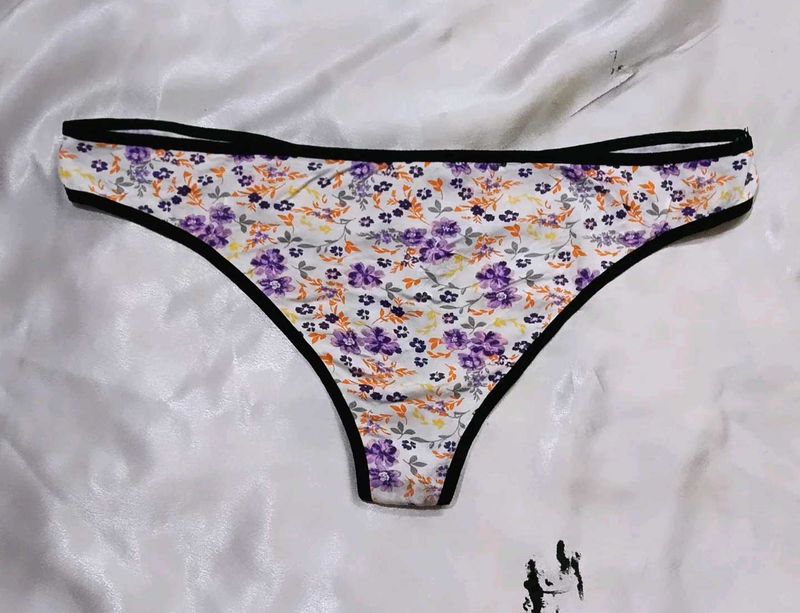 Floral Print Thong panty