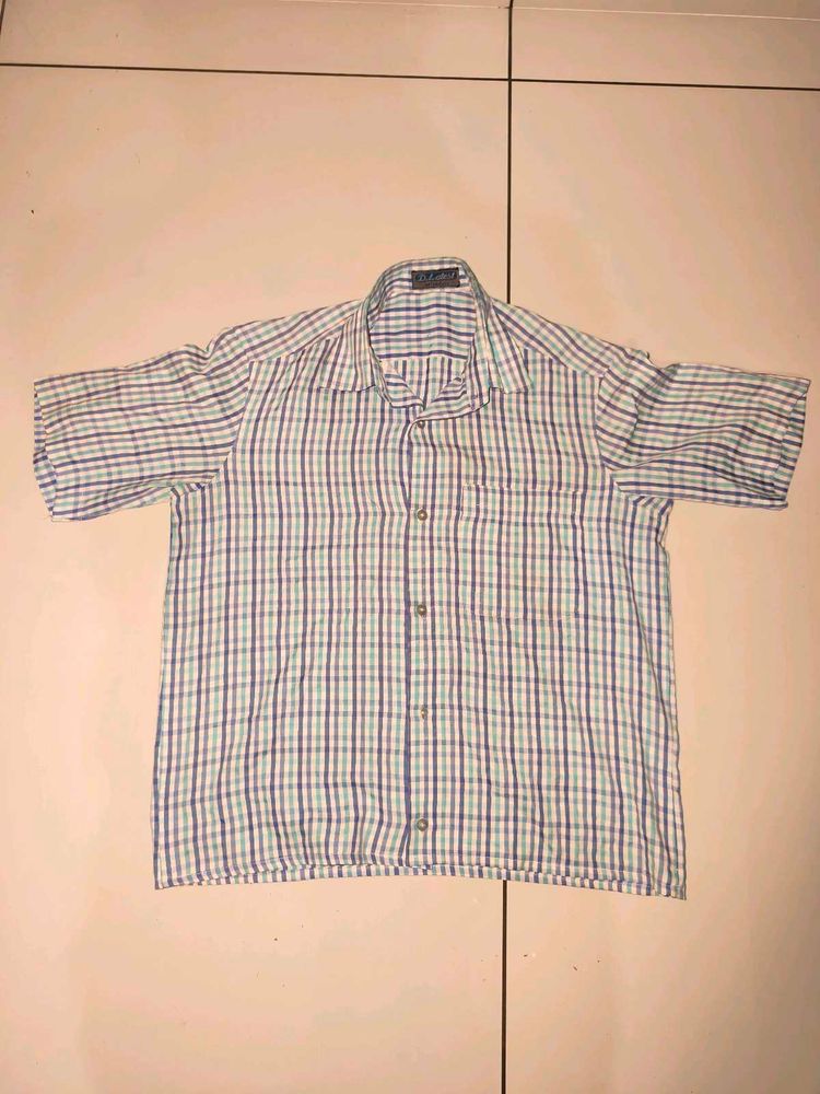 Men's Plaid Short Sleeve Shirt