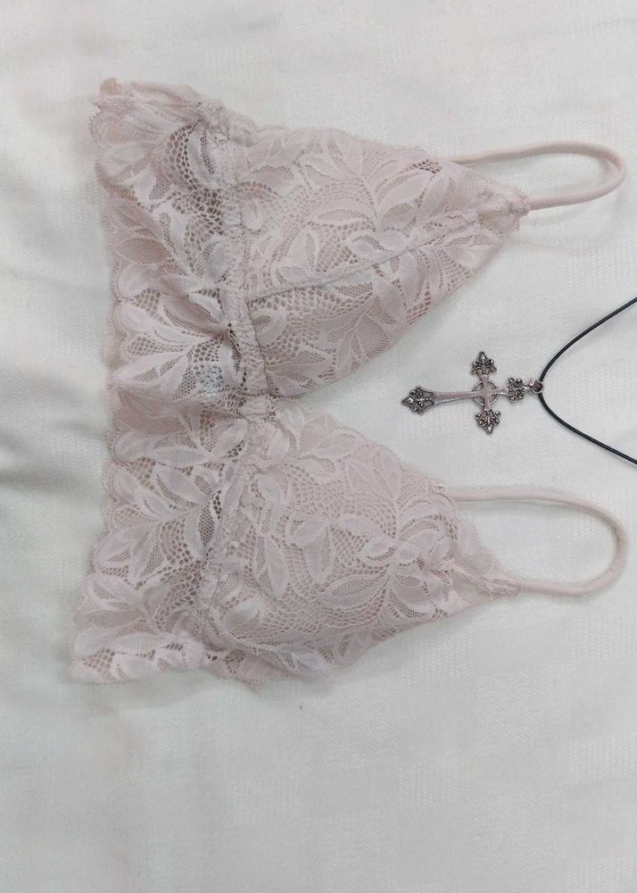 Delicate Lace Bralette cute Coquette Pintresty