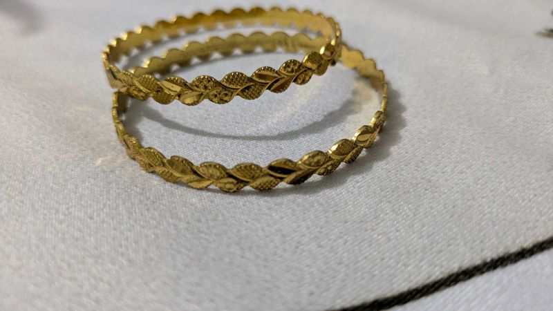 Elegant Gold Bangles